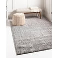 thumbnail image 1 of Rugs.com Jill Zarin Shaggy Chic Collection Rug – 4' x 6' Ash Gray Shag Rug Perfect For Entryways, Kitchens, Breakfast Nooks, Accent Pieces, 1 of 9