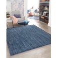 thumbnail image 1 of Rugs.com Jill Zarin Shaggy Chic Collection Rug – 6' 5 Square Blueberry Blue Shag Rug Perfect For Living Rooms, Kitchens, Entryways, 1 of 9