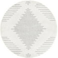thumbnail image 1 of Rugs.com Kai Collection Rug – 3 Ft Round Ivory And Gray Medium-Pile Rug Perfect For Living Rooms, Kitchens, Entryways, 1 of 3