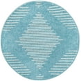 thumbnail image 1 of Rugs.com Kai Collection Rug – 3 Ft Round Light Blue Medium-Pile Rug Perfect For Living Rooms, Kitchens, Entryways, 1 of 3
