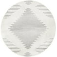 thumbnail image 1 of Rugs.com Kai Collection Rug – 4 Ft Round Ivory And Gray Medium-Pile Rug Perfect For Living Rooms, Kitchens, Entryways, 1 of 3
