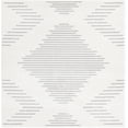 thumbnail image 1 of Rugs.com Kai Collection Rug – 5 Ft Square Ivory And Gray Medium-Pile Rug Perfect For Living Rooms, Kitchens, Entryways, 1 of 1