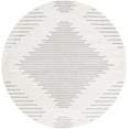 thumbnail image 1 of Rugs.com Kai Collection Rug – 6 Ft Round Ivory And Gray Medium-Pile Rug Perfect For Living Rooms, Kitchens, Entryways, 1 of 3