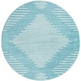 thumbnail image 1 of Rugs.com Kai Collection Rug – 6 Ft Round Light Blue Medium-Pile Rug Perfect For Living Rooms, Kitchens, Entryways, 1 of 3