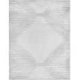 thumbnail image 1 of Rugs.com Kai Collection Rug – 8' x 10' Gray And Ivory Medium-Pile Rug Perfect For Living Rooms, Kitchens, Entryways, 1 of 3