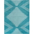 thumbnail image 1 of Rugs.com Kai Collection Rug – 9' x 12' Turquoise Medium-Pile Rug Perfect For Living Rooms, Kitchens, Entryways, 1 of 3