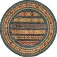 thumbnail image 1 of Rugs.com Kashkuli Gabbeh Collection Rug – 5' Round Blue Medium Rug Perfect For Kitchens, Dining Rooms, 1 of 9