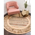thumbnail image 1 of Rugs.com Kashkuli Gabbeh Collection Rug – 6' Round Tan Medium Rug Perfect For Kitchens, Dining Rooms, 1 of 8