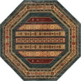 thumbnail image 1 of Rugs.com Kashkuli Gabbeh Collection Rug – 7' Octagon Blue Medium Rug Perfect For Living Rooms, Kitchens, Entryways, 1 of 1