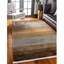 Rugs.com Kashkuli Gabbeh Collection Rug – 9' x 12' 2 Multi Medium Rug Perfect For Living Rooms, Large Dining Rooms, Open Floorplans