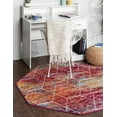 thumbnail image 1 of Rugs.com Lattice Frieze Collection Rug – 4' Octagon Multi Medium Rug Perfect For Living Rooms, Kitchens, Entryways, 1 of 7