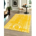 thumbnail image 1 of Rugs.com Lennon Collection Rug – 7' x 10' Yellow Medium Rug Perfect For Bedrooms, Dining Rooms, Living Rooms, 1 of 9