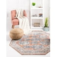 thumbnail image 1 of Rugs.com Lola Collection Rug – 4 Ft Octagon Brick Red Medium Rug Perfect For Living Rooms, Kitchens, Entryways, 1 of 9