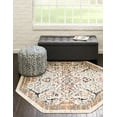 thumbnail image 1 of Rugs.com Lola Collection Rug – 4 Ft Octagon Ivory Medium Rug Perfect For Living Rooms, Kitchens, Entryways, 1 of 9