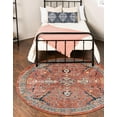 thumbnail image 1 of Rugs.com Lola Collection Rug – 4 Ft Round Brick Red Medium Rug Perfect For Kitchens, Dining Rooms, 1 of 3