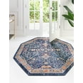 thumbnail image 1 of Rugs.com Lola Collection Rug – 5 Ft Octagon Navy Blue Medium Rug Perfect For Living Rooms, Kitchens, Entryways, 1 of 9
