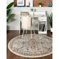 thumbnail image 1 of Rugs.com Lola Collection Rug – 5 Ft Round Ivory Medium Rug Perfect For Kitchens, Dining Rooms, 1 of 9