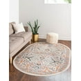thumbnail image 1 of Rugs.com Lola Collection Rug – 5' x 8' Oval Oval Ivory Medium Rug Perfect For Living Rooms, Large Dining Rooms, Open Floorplans, 1 of 9