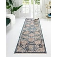 thumbnail image 1 of Rugs.com Lola Collection Rug – 6 Ft Runner Blue Medium Rug Perfect For Hallways, Entryways, 1 of 9