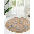 thumbnail image 1 of Rugs.com Lola Collection Rug – 7 Ft Round Yellow Medium Rug Perfect For Kitchens, Dining Rooms, 1 of 9