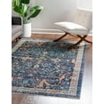 thumbnail image 1 of Rugs.com Lola Collection Rug – 7' x 10' Navy Blue Medium Rug Perfect For Bedrooms, Dining Rooms, Living Rooms, 1 of 9