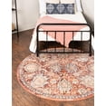 thumbnail image 1 of Rugs.com Lola Collection Rug – 8 Ft Round Brick Red Medium Rug Perfect For Kitchens, Dining Rooms, 1 of 9