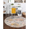 thumbnail image 1 of Rugs.com Lotus Collection Rug – 3' 3 Round Multi Low Rug Perfect For Kitchens, Dining Rooms, 1 of 6