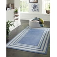 thumbnail image 1 of Rugs.com Lotus Collection Rug – 4' x 6' Blue Low Rug Perfect For Entryways, Kitchens, Breakfast Nooks, Accent Pieces, 1 of 9