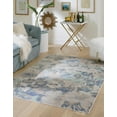 thumbnail image 1 of Rugs.com Lotus Collection Rug – 8' x 10' Blue Low Rug Perfect For Living Rooms, Large Dining Rooms, Open Floorplans, 1 of 9