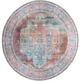 thumbnail image 1 of Rugs.com Maahru Collection Washable Rug – 10 Ft Round Multi Low-Pile Rug Perfect For Kitchens, Dining Rooms, 1 of 1