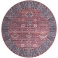 thumbnail image 1 of Rugs.com Maahru Collection Washable Rug – 10 Ft Round Rust Red Low-Pile Rug Perfect For Kitchens, Dining Rooms, 1 of 1