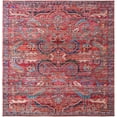 thumbnail image 1 of Rugs.com Maahru Collection Washable Rug – 10 Ft Square Rust Red Low-Pile Rug Perfect For Living Rooms, Kitchens, Entryways, 1 of 7