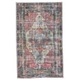 thumbnail image 1 of Rugs.com Maahru Collection Washable Rug – 2' x 3' Pink Low-Pile Rug Perfect For Entryways, Kitchens, Breakfast Nooks, Accent Pieces, 1 of 9