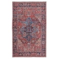 thumbnail image 1 of Rugs.com Maahru Collection Washable Rug – 2' x 3' Rust Red Low-Pile Rug Perfect For Entryways, Kitchens, Breakfast Nooks, Accent Pieces, 1 of 9