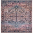 thumbnail image 1 of Rugs.com Maahru Collection Washable Rug – 3 Ft Square Rust Red Low-Pile Rug Perfect For Living Rooms, Kitchens, Entryways, 1 of 1