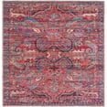 thumbnail image 1 of Rugs.com Maahru Collection Washable Rug – 3 Ft Square Rust Red Low-Pile Rug Perfect For Living Rooms, Kitchens, Entryways, 1 of 1