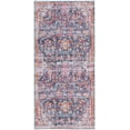 thumbnail image 1 of Rugs.com Maahru Collection Washable Rug – 4 Ft Runner Navy Blue Low-Pile Rug Perfect For Hallways, Entryways, 1 of 1