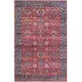 thumbnail image 1 of Rugs.com Maahru Collection Washable Rug – 6' x 9' Rust Red Low-Pile Rug Perfect For Bedrooms, Dining Rooms, Living Rooms, 1 of 9
