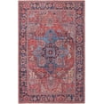 thumbnail image 1 of Rugs.com Maahru Collection Washable Rug – 6' x 9' Rust Red Low-Pile Rug Perfect For Bedrooms, Dining Rooms, Living Rooms, 1 of 9