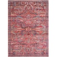 thumbnail image 1 of Rugs.com Maahru Collection Washable Rug – 7' x 10' Rust Red Low-Pile Rug Perfect For Bedrooms, Dining Rooms, Living Rooms, 1 of 9