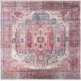 thumbnail image 1 of Rugs.com Maahru Collection Washable Rug – 8 Ft Square Beige Low-Pile Rug Perfect For Living Rooms, Kitchens, Entryways, 1 of 1