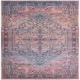 thumbnail image 1 of Rugs.com Maahru Collection Washable Rug – 8 Ft Square Rust Red Low-Pile Rug Perfect For Living Rooms, Kitchens, Entryways, 1 of 1