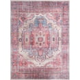 thumbnail image 1 of Rugs.com Maahru Collection Washable Rug – 9' x 12' Beige Low-Pile Rug Perfect For Living Rooms, Large Dining Rooms, Open Floorplans, 1 of 9