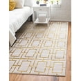 thumbnail image 1 of Rugs.com Marilyn Monroe™ Glam Trellis Collection Rug – 10' x 14' White Gold Medium Rug Perfect For Living Rooms, Large Dining Rooms, Open Floorplans, 1 of 9