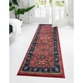 thumbnail image 1 of Rugs.com Medina Collection Rug – 10 Ft Runner Classic Red Medium Rug Perfect For Hallways, Entryways, 1 of 7