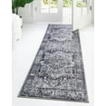 thumbnail image 1 of Rugs.com Medina Collection Rug – 10 Ft Runner Steel Gray Medium Rug Perfect For Hallways, Entryways, 1 of 9