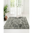 thumbnail image 1 of Rugs.com Medina Collection Rug – 3 Ft Square Steel Gray Medium Rug Perfect For Living Rooms, Kitchens, Entryways, 1 of 9