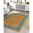 thumbnail image 1 of Rugs.com Medina Collection Rug – 4' x 6' Sunshine Yellow Medium Rug Perfect For Entryways, Kitchens, Breakfast Nooks, Accent Pieces, 1 of 9