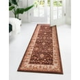 thumbnail image 1 of Rugs.com Medina Collection Rug – 5 Ft Runner Coffee Brown Medium Rug Perfect For Hallways, Entryways, 1 of 9