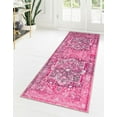 thumbnail image 1 of Rugs.com Medina Collection Rug – 6 Ft Runner Plumrose Pink Medium Rug Perfect For Hallways, Entryways, 1 of 9